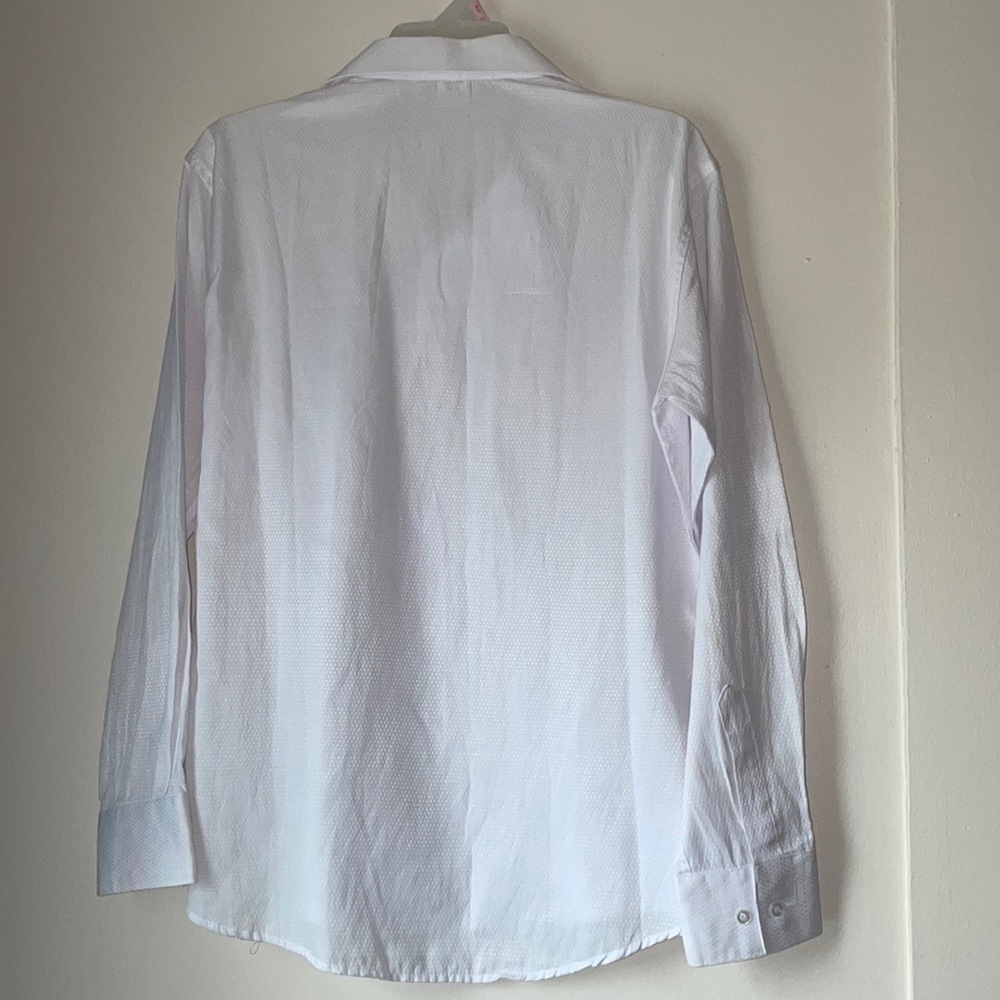 Sentini men white long sleeve shirt
